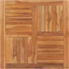vidaXL Stolová doska z masívneho dreva Teak Square 90 × 90 Náhľad obrázku produktu 7