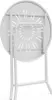 Gartentisch klappbar - D. 60 cm - Metall in Eisenoptik - Produktbild-Vorschau 3