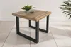 Esstisch Akazie Natur 90 x 90 cm massiv gerade Tischkanten Produktbild-Vorschau 2