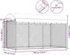 vidaXL Outdoor-Hundezwinger mit Überdachung 382x192x225 cm Produktbild-Vorschau 6
