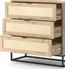 Komoda Vicco Natal Hnedá 92 x 92.5 cm s 3x zásuvkami, Model Náhľad obrázku produktu 6