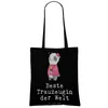 Mr. & Mrs. Panda Tote Bag Panda Beste Trauzeugin der Welt - Produktbild-Vorschau 3