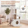 KOMFOTTEU Kratzbaum, 96 cm Katzenbaum mit blumenförmiger Produktbild-Vorschau 5