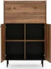 Barschrank in Eiche Nb. VAREDO-132 Wohnzimmer Möbel im Produktbild-Vorschau 6