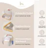 HENNEZ 100L Cesto portabiancheria con coperchio Beige - Anteprima dell’immagine prodotto 2