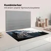 KitchenYeah© Herdabdeckplatte Wolf - Tier - Wald , 81x52cm, Produktbild-Vorschau 3