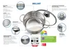 ELO Basic Brillant Set di pentole in acciaio inox con scala Anteprima dell’immagine prodotto 2