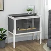 PawHut Hamsterkäfig aus Holz für Zwerghamster Nagerkäfig Produktbild-Vorschau 2