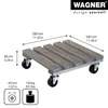 WAGNER Pflanzenroller VINTAGE 29 x 29 x 8,5 cm, außen & Produktbild-Vorschau 2