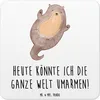 Mr. & Mrs. Panda coaster set Otter Umarmen 15er Set - Weiß Produktbild-Vorschau 1