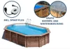 GRE Holzbecken oval Modell Macadamia 632 x 335 x 130 cm, Produktbild-Vorschau 1