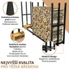 Vonkajší kovový regál na drevo 223 x 50 x 115 cm pre polená Náhľad obrázku produktu 7