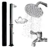 NovaTerra Solardusche 40L schwarz/silber  (Solartankdusche) Produktbild-Vorschau 1