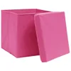 vidaXL Aufbewahrungsboxen mit Deckeln 4 Stk. 28x28x28 cm Produktbild-Vorschau 2