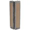A close-up, studio shot of a cat scratching post designed to be mounted on a corner. Produktbild-Vorschau