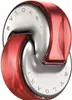 A close-up studio shot of a Bvlgari Omnia Coral perfume bottle. Voir les images du produit