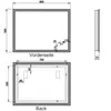 SONNI Badezimmerspiegel mit Bluetooth-Funktion 60x80cm Produktbild-Vorschau 14