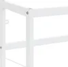 vidaXL Koupelnový rám na umyvadlo bílý 59x38x83 cm železo Náhled obrázku produktu 6