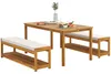 Outsunny 3 tlg. Gartenmöbel-Set, Sitzgarnitur inkl. 1 Produktbild-Vorschau 1