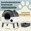 Selbstreinigende Katzentoilette 76L XXL Katzenklo mit Produktbild-Vorschau 11