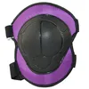 A single purple and black knee pad is shown against a white background. Produktbild-Vorschau