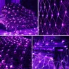 3X2m 200 lampek LED fioletowa kurtyna świetlna 8 trybów Podgląd zdjęcia produktu 7