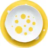 Pula žluté tečky 12ks jídelní servis porcelán 6 pers Náhled obrázku produktu 3