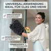 2er Set Mikrofaser Auto Reinigungshandschuh Grau Ultraweich Produktbild-Vorschau 3