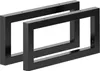 2x sossai Stahl Waschtischkonsole 40 cm, schwarzmatt für Produktbild-Vorschau 1