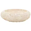 vidaXL Lavabo 40x12 cm in marmo crema Anteprima dell’immagine prodotto 4