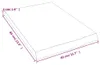 vidaXL Waschtischplatte Dunkelbraun 40x60x(2-4)cm Produktbild-Vorschau 8