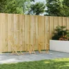 Bambus Bistro-Set Klappbar 2-Sitzer Gartentisch 45x45cm Produktbild-Vorschau 3