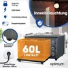 OptimumX Minibackofen 60 Liter XXL mit Umluft, 2200W, Produktbild-Vorschau 2