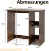 COSTWAY 80 x 40 x 74 cm Kleiner Schreibtisch, Computertisch Produktbild-Vorschau 7