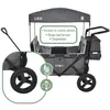 FableKids Bollerwagen Leo X4Plus Gris Fossile | 4 places, Voir les images du produit 4