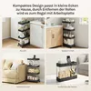 WOLTU Rollwagen 4 Ebenen, Küchenwagen, aus Kunststoff, Produktbild-Vorschau 7
