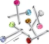 60 Stück Nasenringe, Piercing, attraktiver Strass, angenehm Produktbild-Vorschau 6