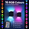 2er-Set RGB LED-Wandleuchten Innen 5 W, dimmbar mit Produktbild-Vorschau 2