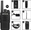 A collage of images showing a Retevis RT668 walkie-talkie and its accessories, with each item labeled 'X6'. Produktbild-Vorschau
