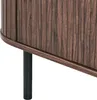 BELIANI Sideboard Dunkelbraun MDF-Platte mit 2 Schiebetüren Produktbild-Vorschau 7