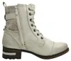Stivali da donna Mustang, modello stringato, colore bianco, Anteprima dell’immagine prodotto 2