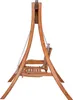 BELIANI Hollywoodschaukel Lärchenholz Outdoor Terrasse Produktbild-Vorschau 7