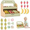 Mamabrum Holz Kaufladen Kinder Marktstand 2-stöckig – Produktbild-Vorschau 1