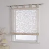 Raffrollo Voile Gardinen mit Schlaufen Raffgardine Produktbild-Vorschau 2