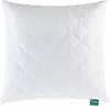 A white quilted pillow on a white background. Produktbild-Vorschau