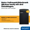 Exquisit RKS120-V-H-160E, 122 l, N-ST, 39 dB, E, Czarny Podgląd zdjęcia produktu 2