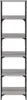 vidaXL Bücherregal Grau Sonoma 50x33x188,5 cm Holzwerkstoff Produktbild-Vorschau 4