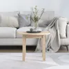 vidaXL Table basse Ø 55x45 cm pin massif Voir les images du produit 3