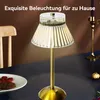 Nachttischlampe, 3 Lichtfarben, Touch Dimmbar Metall Produktbild-Vorschau 3