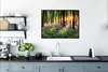 MuchoWow® Gerahmtes Poster Wald - Blumen - Lavendel - Sonne Produktbild-Vorschau 3